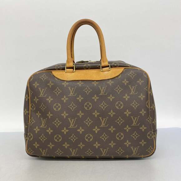 Louis Vuitton Monogram Deauville Handbag M47270 Brown Women's - Picture 11 of 11